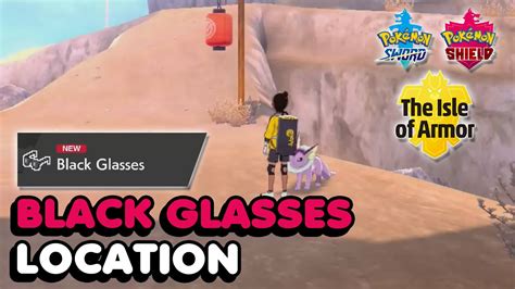 where to find dark sunglasses in pokemon sword and shield|Black Glasses Location In Pokemon Sword & Shield (Isle Of.